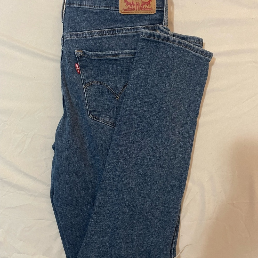 Levi's Blue Straight Leg Jeans Classic Denim Style